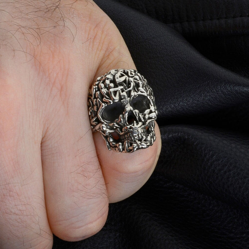 Gothic Death Skull Ring