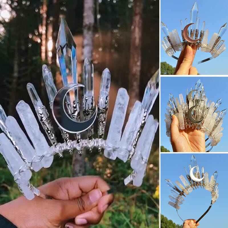 Handmade Natural Crystal Crown