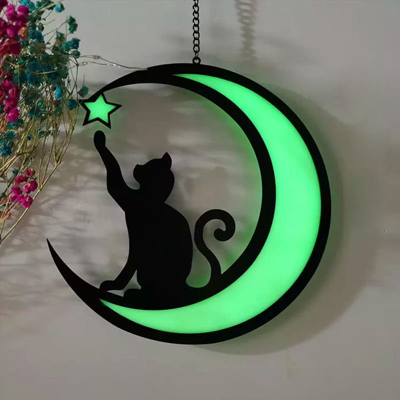 Moon Black Cat Decorations