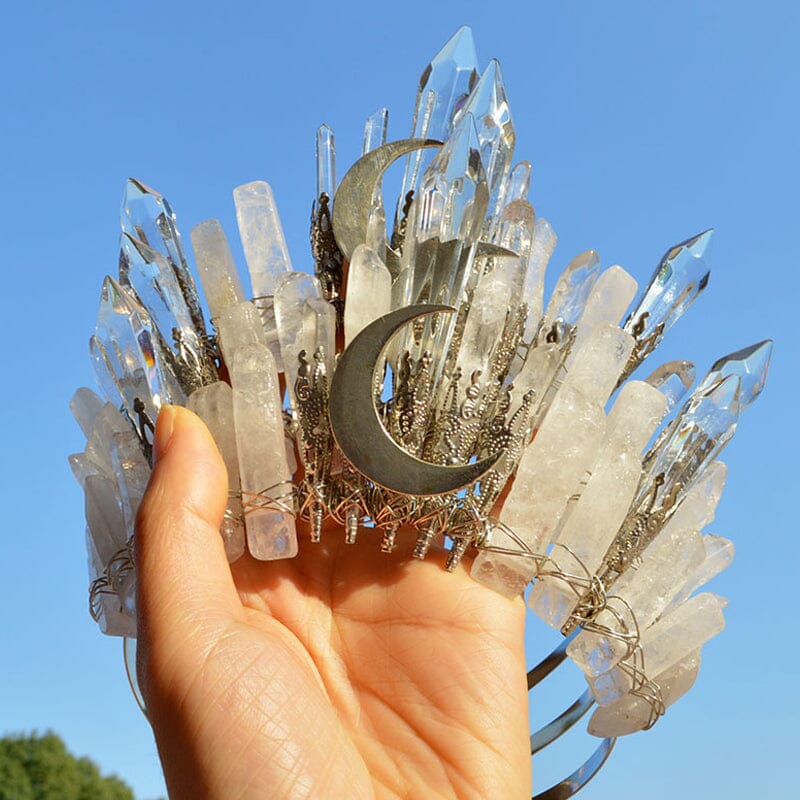 Handmade Natural Crystal Crown