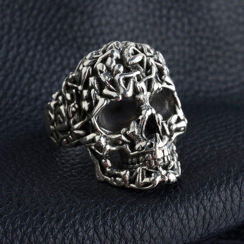 Gothic Death Skull Ring