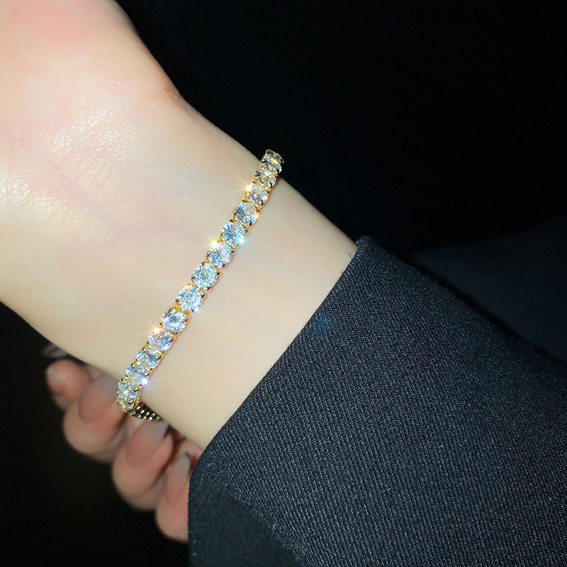 Sparkling Moissanite Bracelet