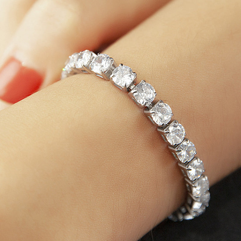 Sparkling Moissanite Bracelet