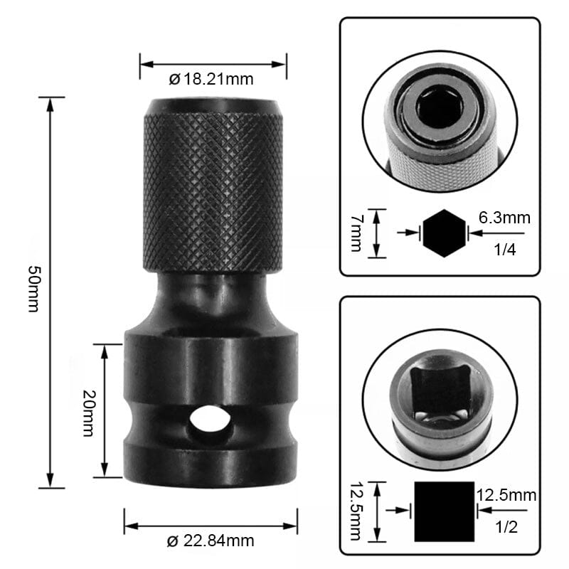 Hex Shank Socket Converter