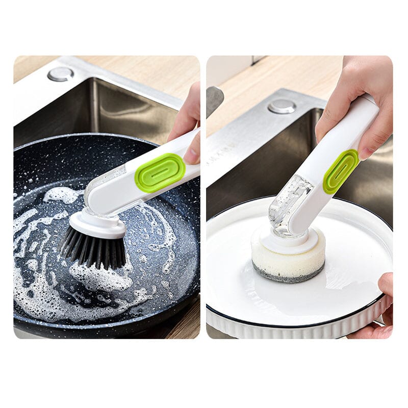 Multi-functional Long-handle Liquid-filled Cleaning Brush