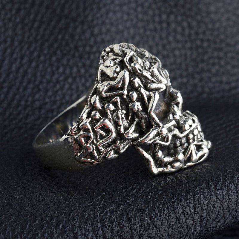 Gothic Death Skull Ring