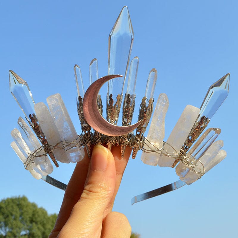 Handmade Natural Crystal Crown