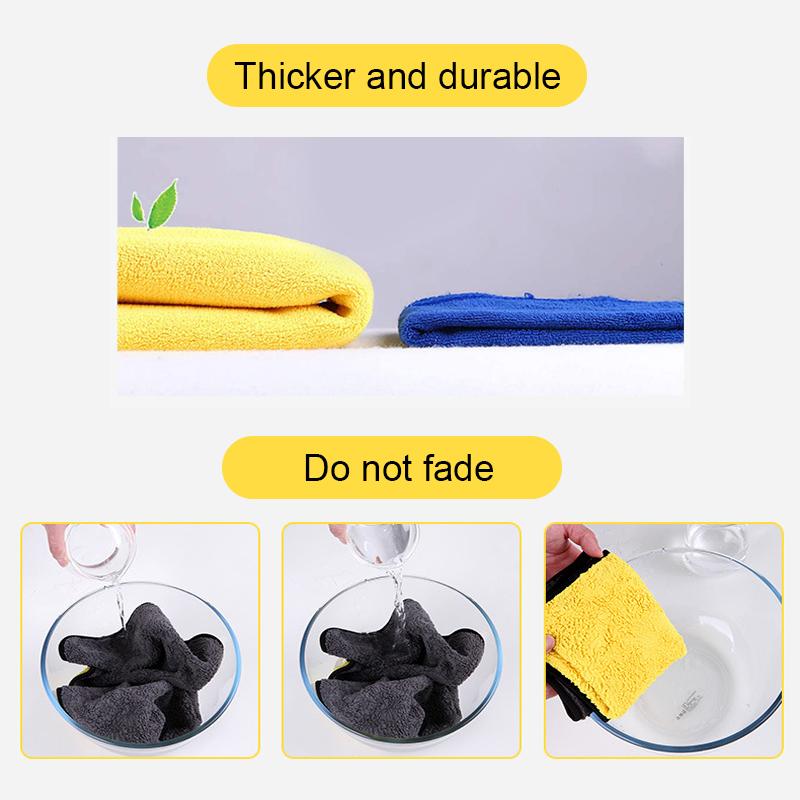 Double-sided Microfiber Absorbent Towel