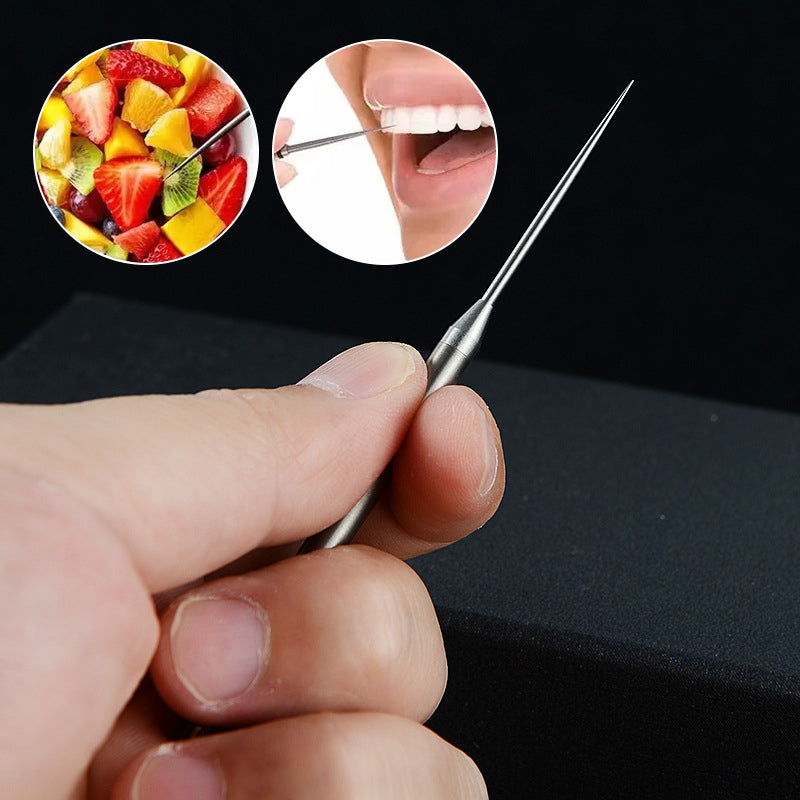 Retractable Titanium Toothpicks