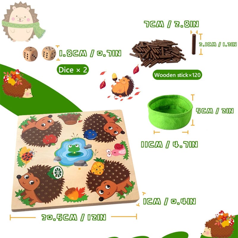 Hedgehog Counting Early Learning Toys