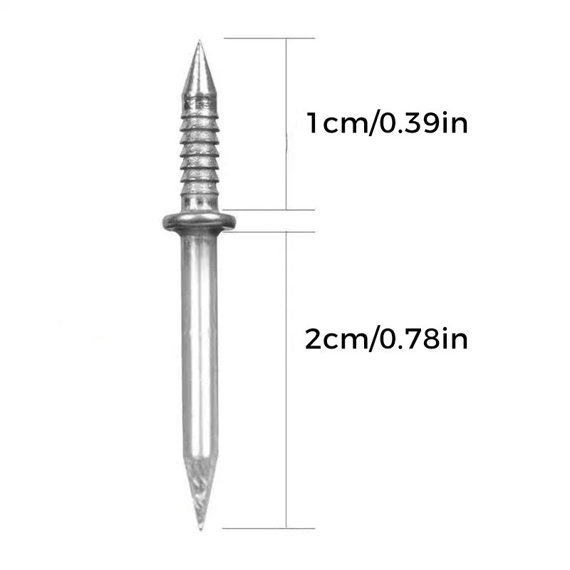 Double-Head Skirting Thread Seamless Nail