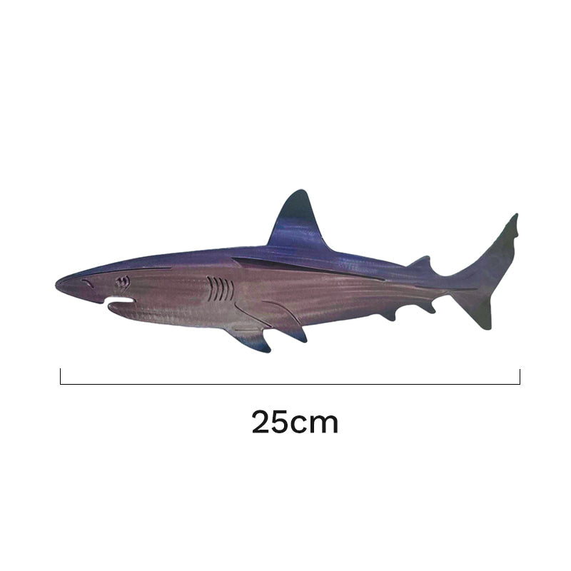 Metal Shark Art Wall Decor