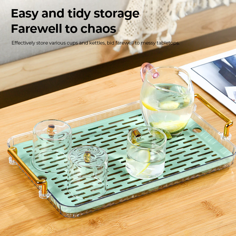 Light Luxury Draining Tea Tray