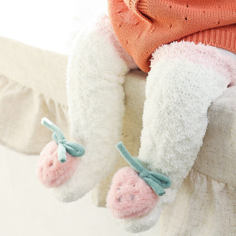 Baby Coral Fleece Knee Socks