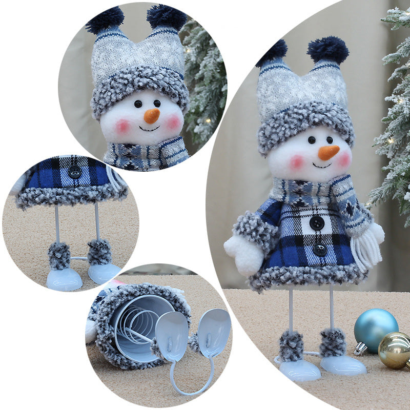 Christmas Blue New Fabric Doll