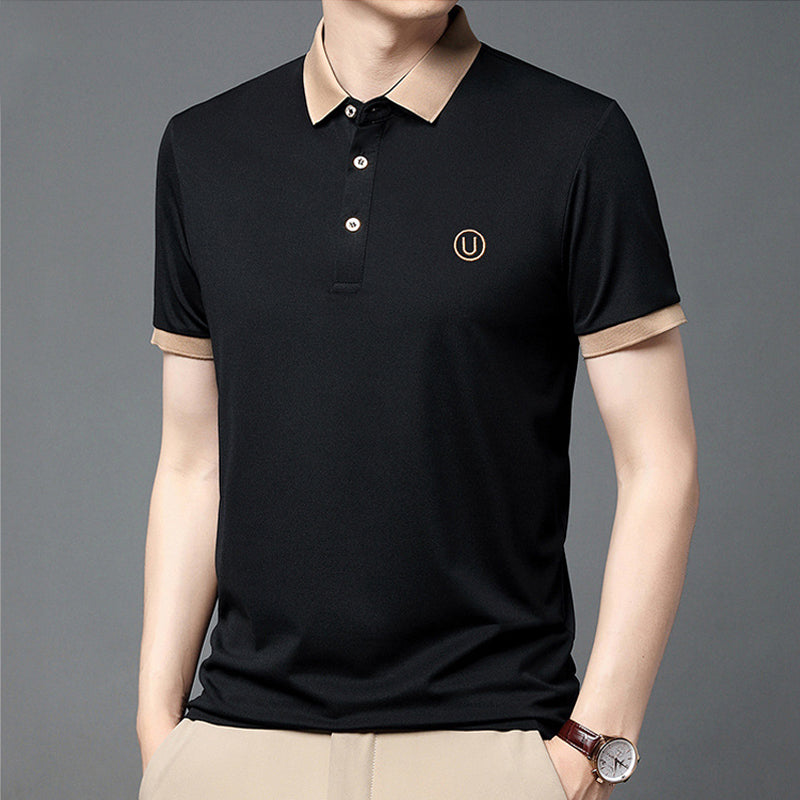 Business Casual Embroidery Polo Shirt