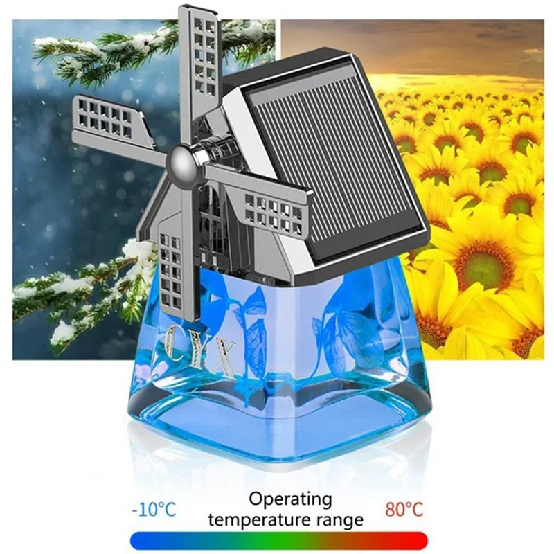 Windmill Design Solar Car Perfume