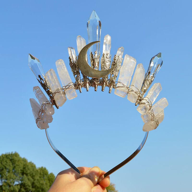 Handmade Natural Crystal Crown