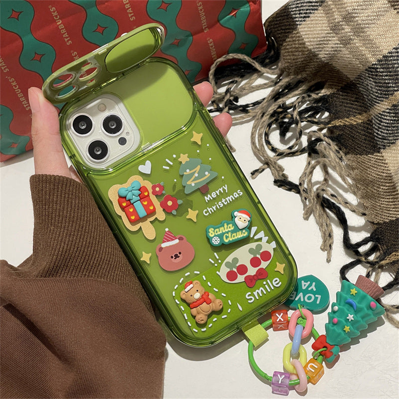 Christmas Tree Pendant iPhone Cover with Mirror