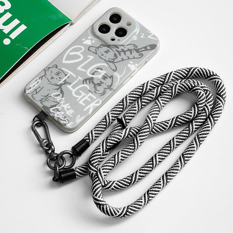 Cell phone Strong and durable suspender anti-lost lanyard