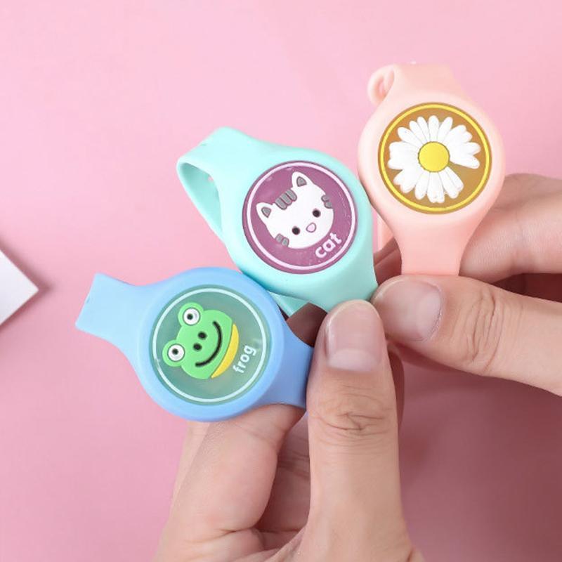 Kids Cartoon Animal Mosquito Repellent Watch