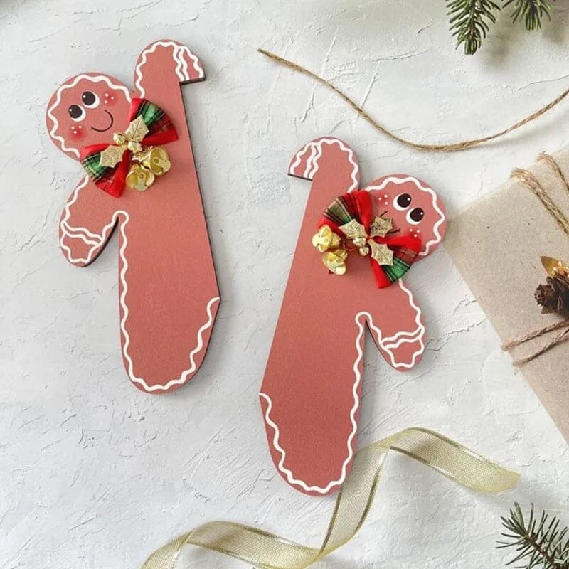 Gingerbread Man Door Frame Decoration