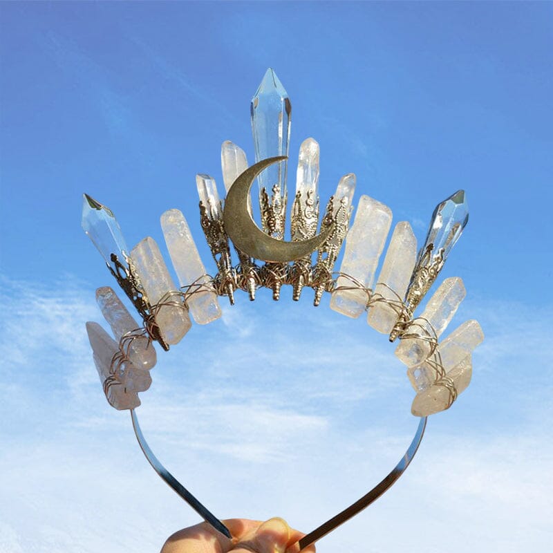 Handmade Natural Crystal Crown