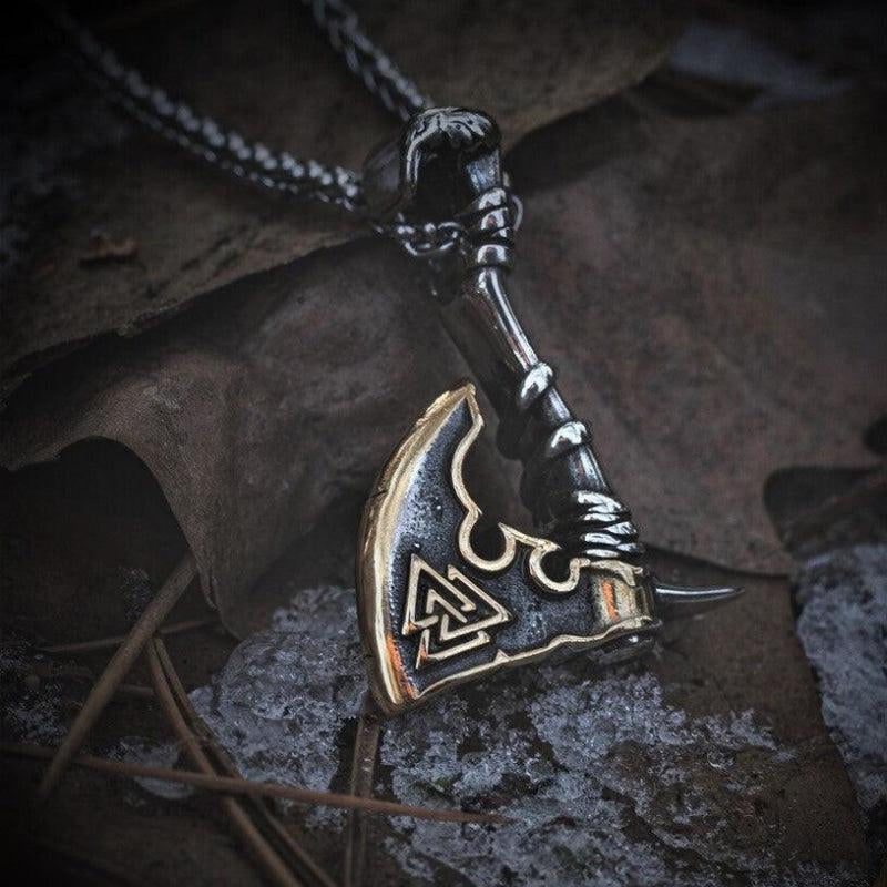 Nordic Vikings Axe Necklace