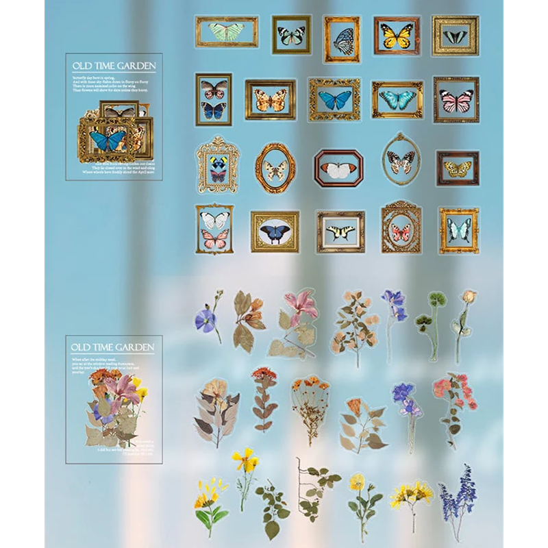 Memory Garden Series PET Stickers Set