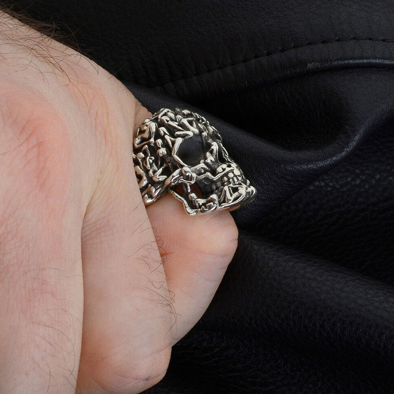 Gothic Death Skull Ring