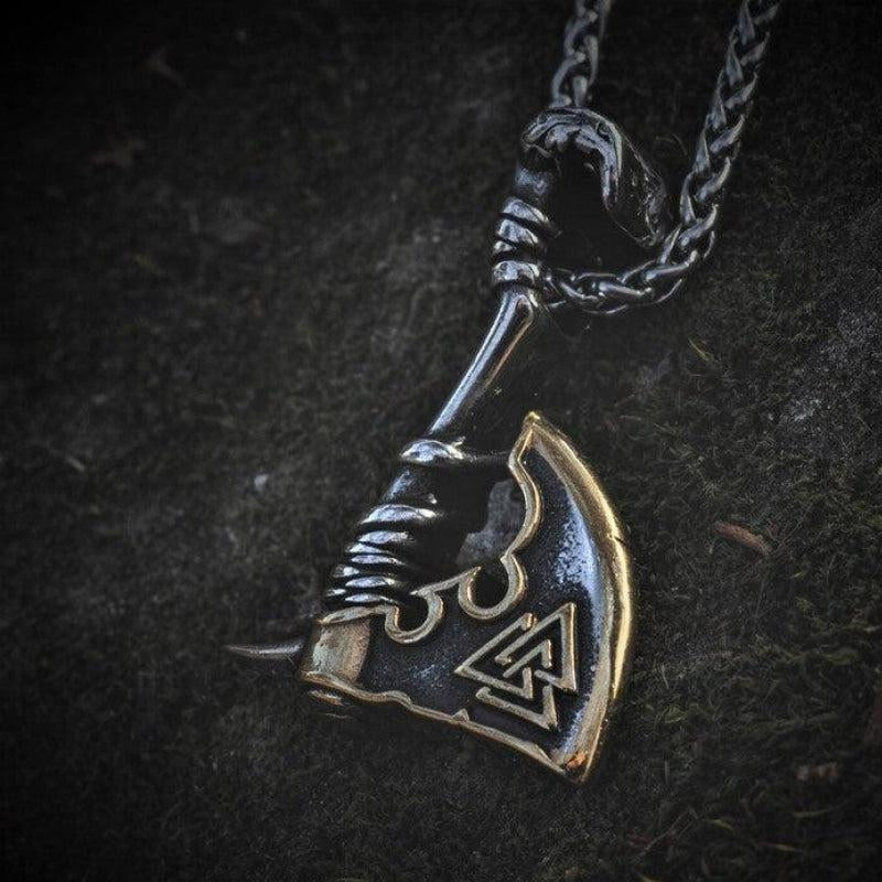 Nordic Vikings Axe Necklace