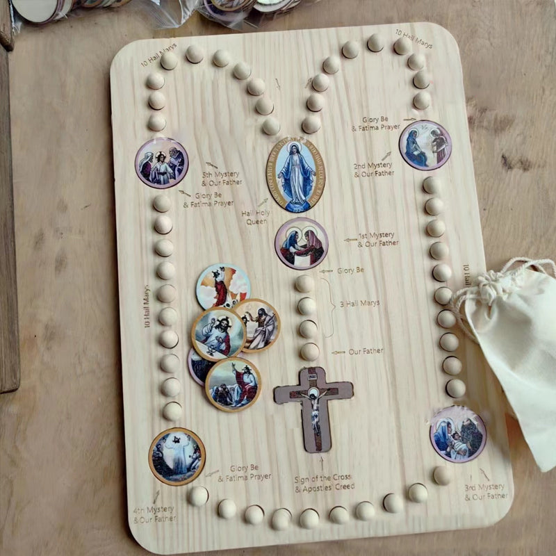 Wooden Rosary Board