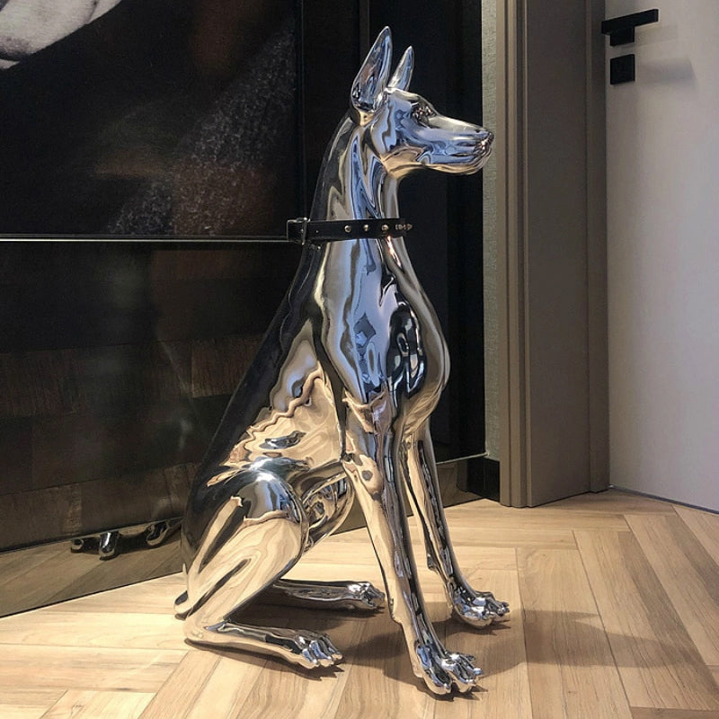 Dog Home Decoration Sculpture