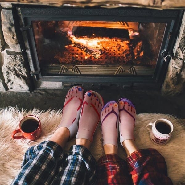 Manicure Print Socks