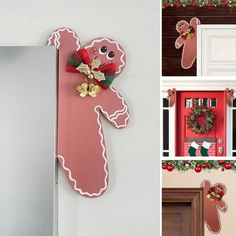 Gingerbread Man Door Frame Decoration