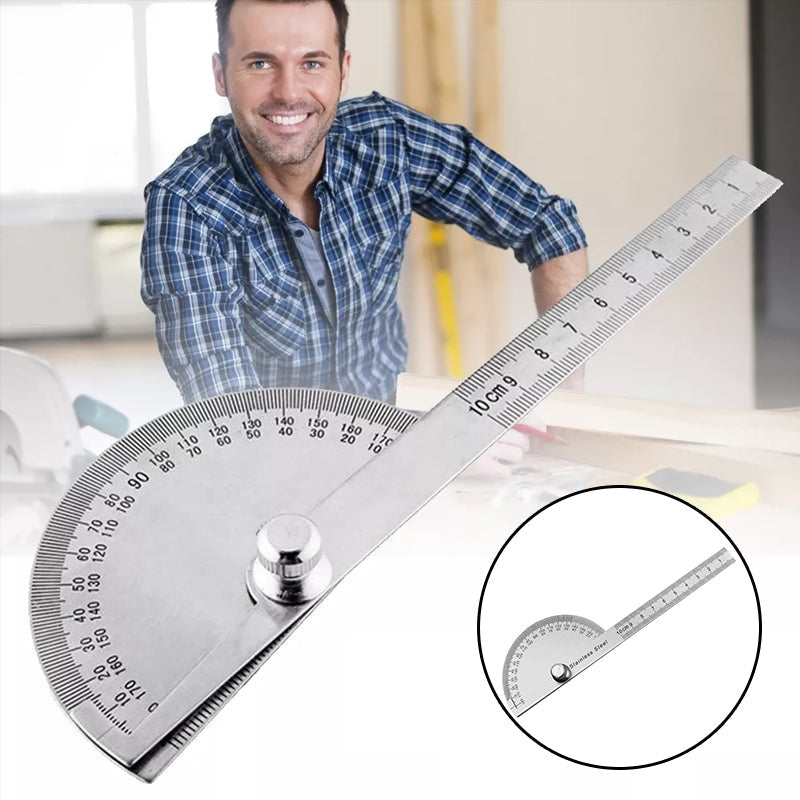 Stainless Steel Protractor Angle Finder