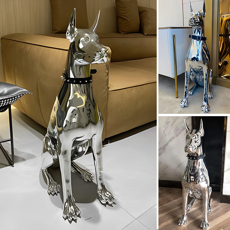 Dog Home Decoration Sculpture