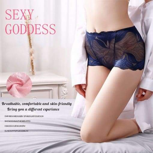 Women Embroidery Lace Panties