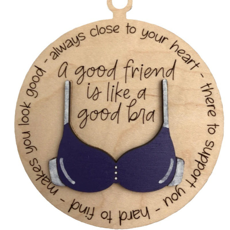 Funny Christmas Bra Ornament