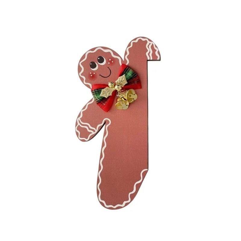 Gingerbread Man Door Frame Decoration