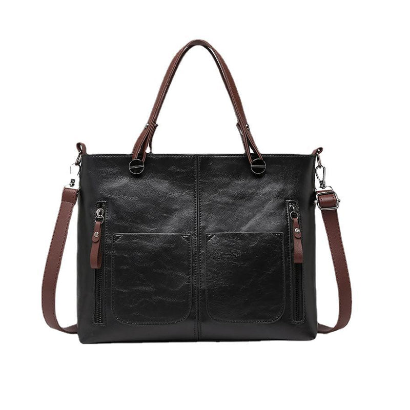 Ladies Vintage Leather Shoulder Bag