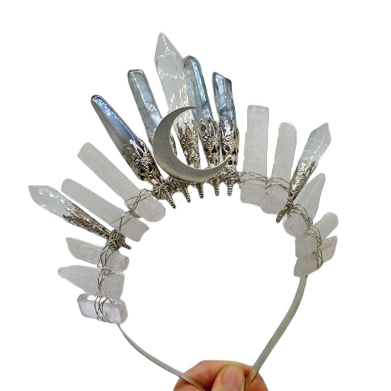 Handmade Natural Crystal Crown