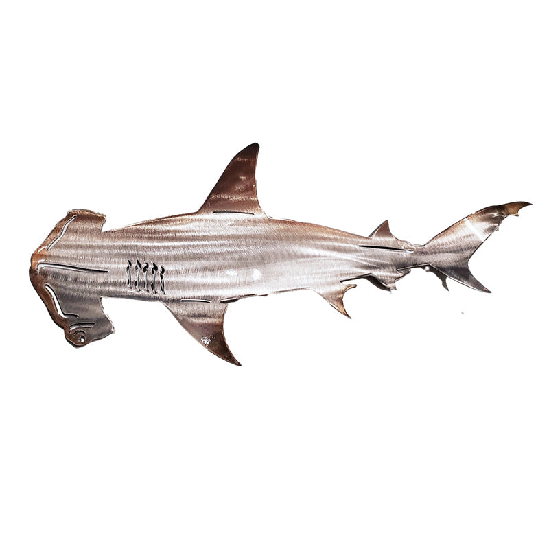 Metal Shark Art Wall Decor