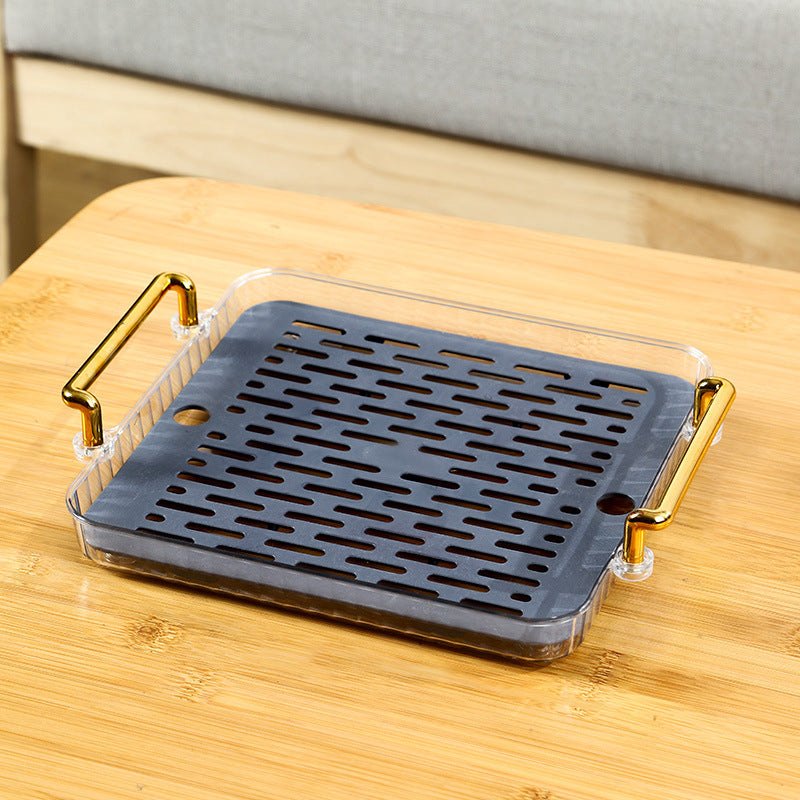 Light Luxury Draining Tea Tray