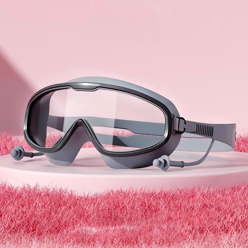 HD Large Frame Waterproof And Anti-fog Swimming Goggles